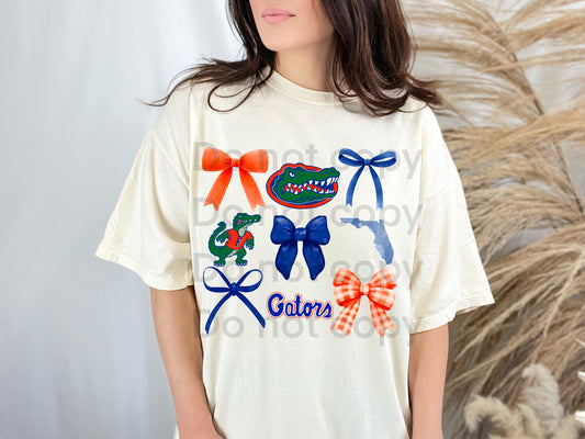 Florida Gators Coquette Comfort Color tshirt