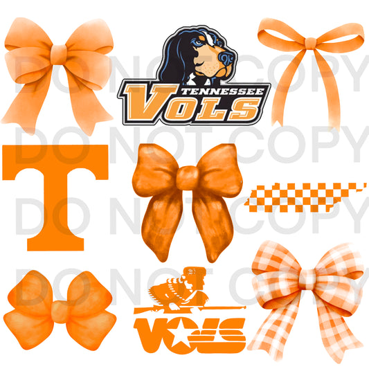 Tennesee Vols Coquette PNG Digital Download