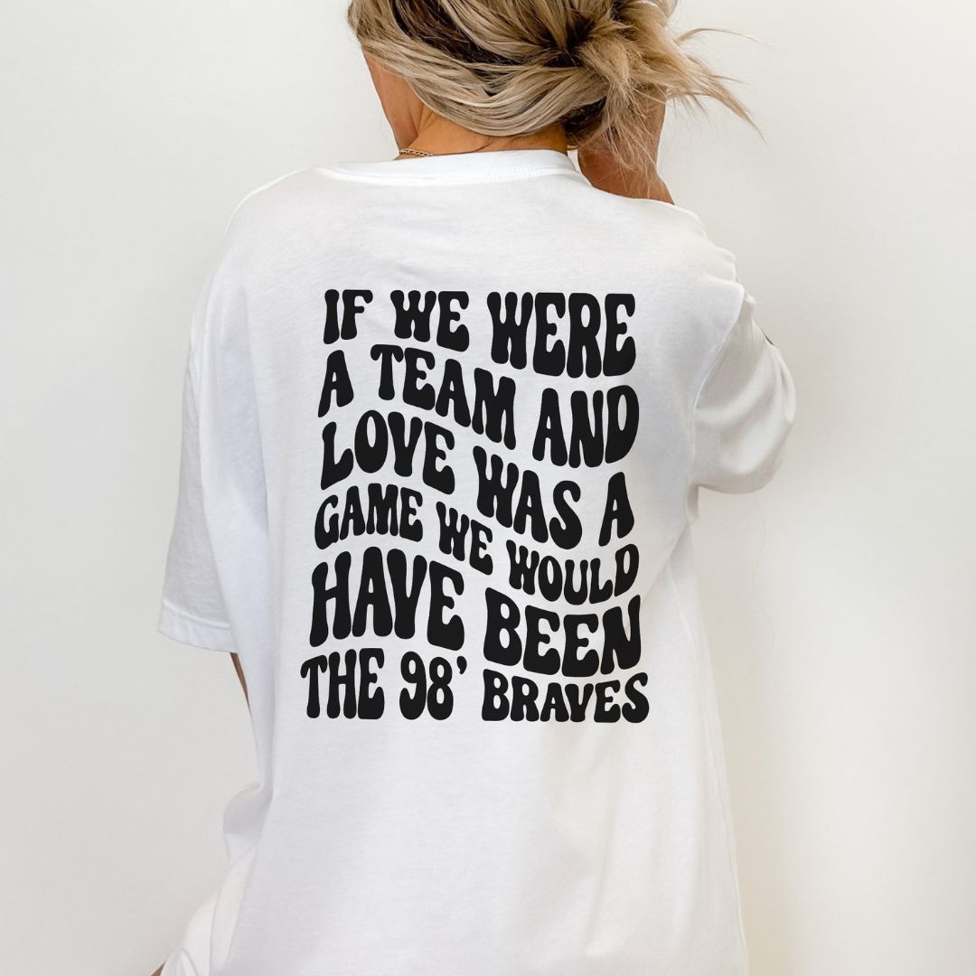 98 Braves Morgan Wallen Tee with Cute Smiley Face Front and Song Lyric –  White Lightning Boutique